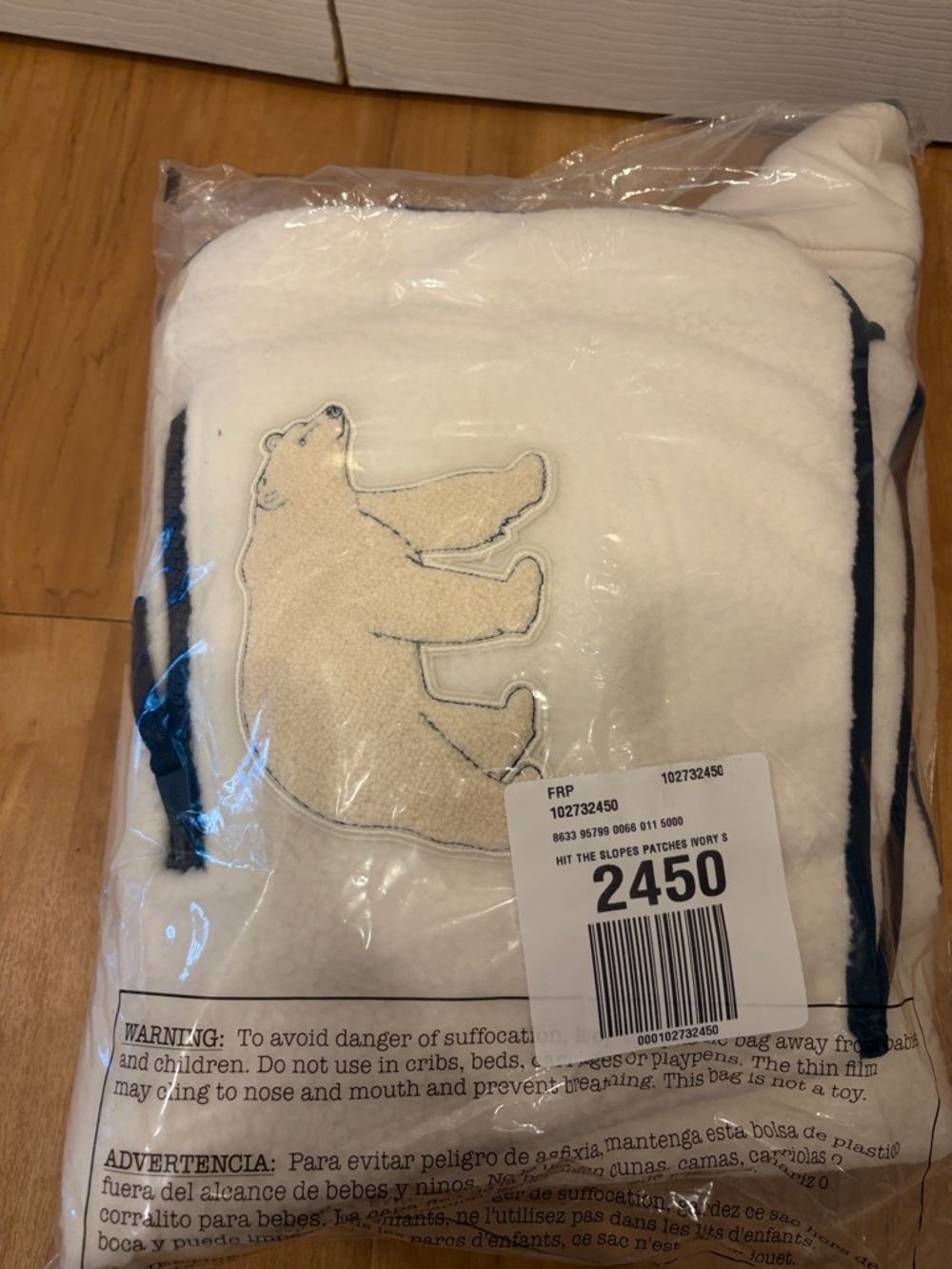 Free People Fp Movement HIT THE SLOPES PATCH FLEECE JACKET.  Embroidered patches - Picture 10 of 11